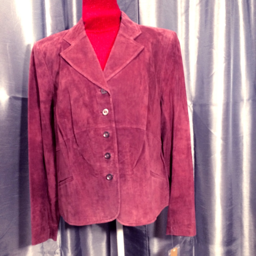NEW Genuine Suede Jacket Blazer
